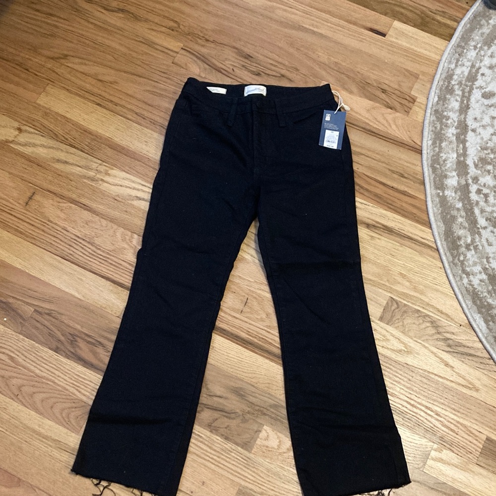 Universal Thread Women's cropped Black Flare Jeans